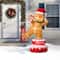 Glitzhome® 6ft. Lighted Inflatable Rotating Gingerbread Man Décor